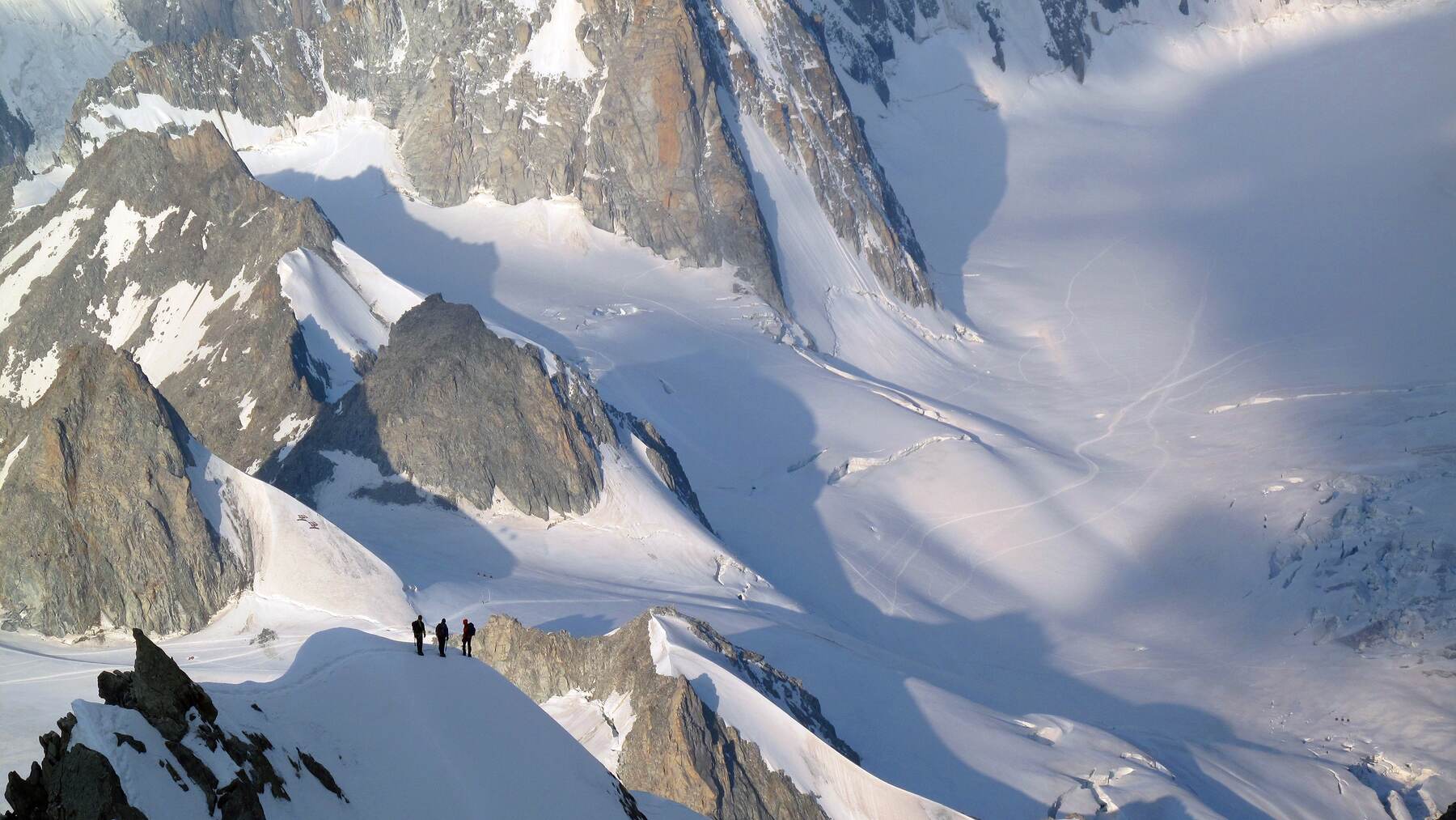 Ar&ecirc;te du Rochefort, Mont Blanc massif, France
