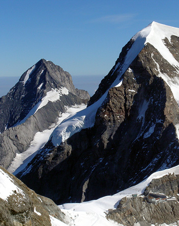 Alpine Climbing on the Mönch, Nollen Route