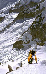 Climbing on Pico Schultz