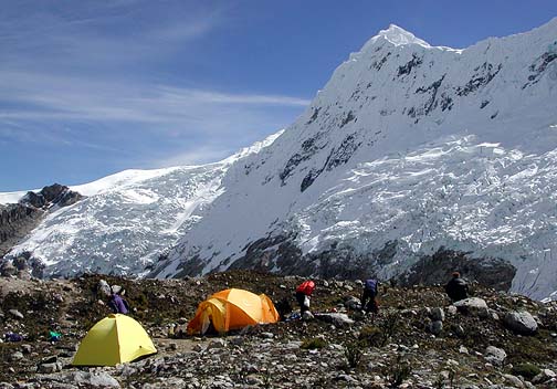 Palcaraju Oeste High Camp