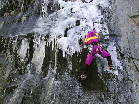 Lee Vining Ice Climbing